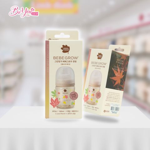 Bình Sữa Green Finger Lá Phong 160ML