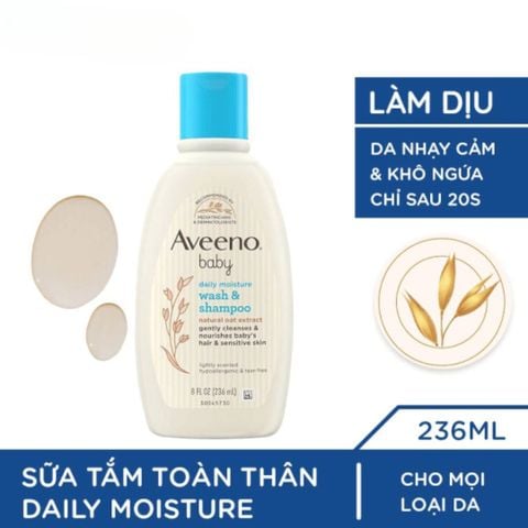 Tắm Gội Aveeno Lightly Scented 236Ml