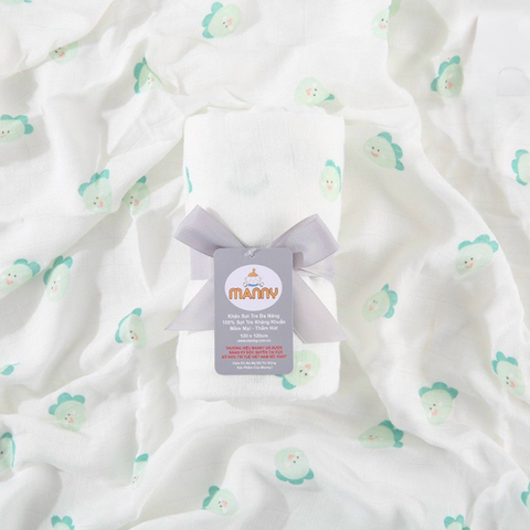 Khăn Tắm - Quấn Manny 100% Có Tem