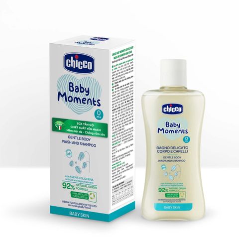 Tắm Gội Chicco Yến Mạch 200ML