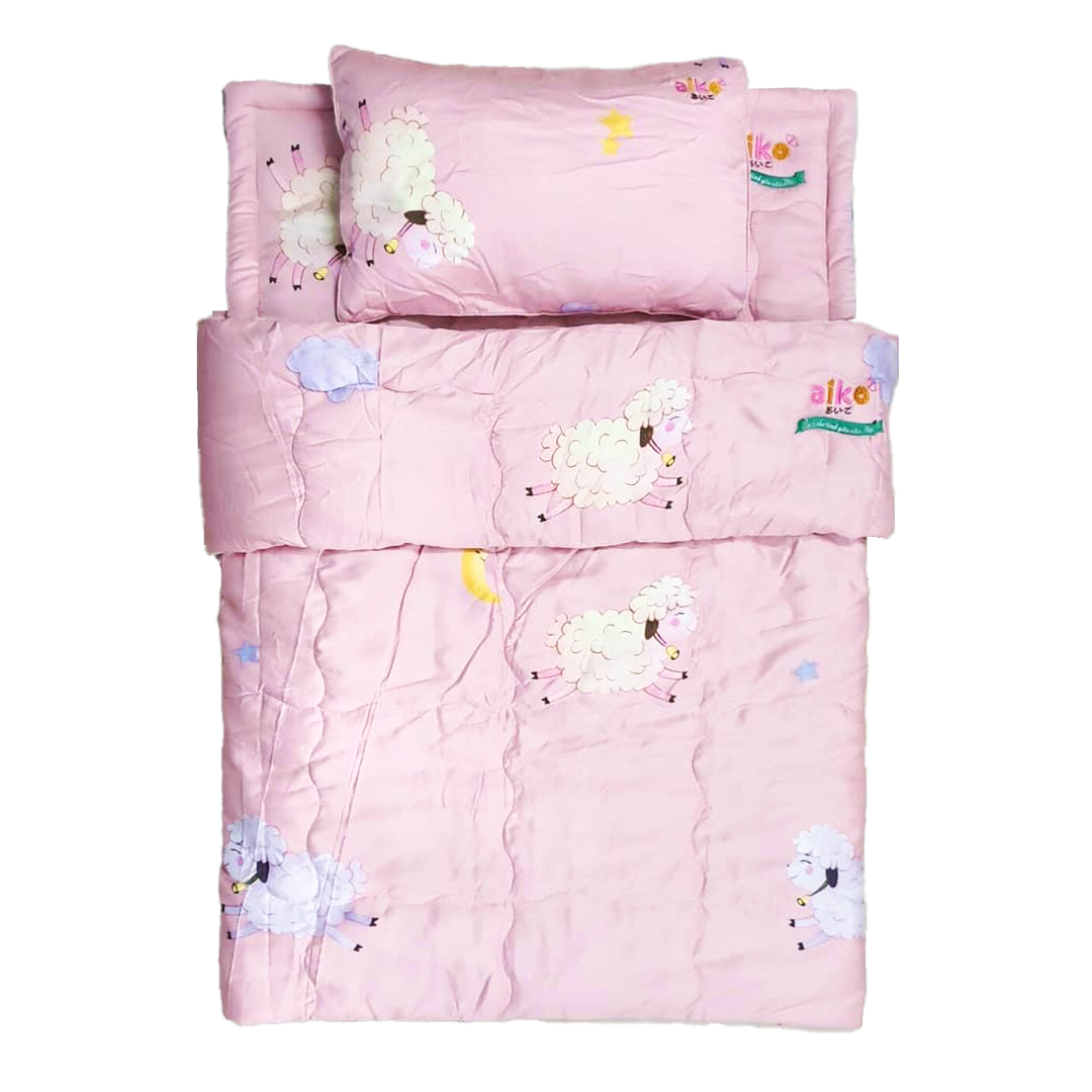 Bộ Đi Học Aiko Topper + Chăn + Gối Tencel