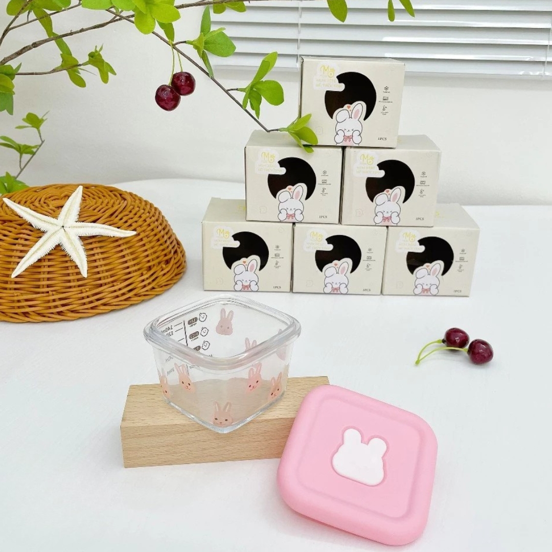 Trữ Thức Ăn Mum Bebe Thủy Tinh 140ML