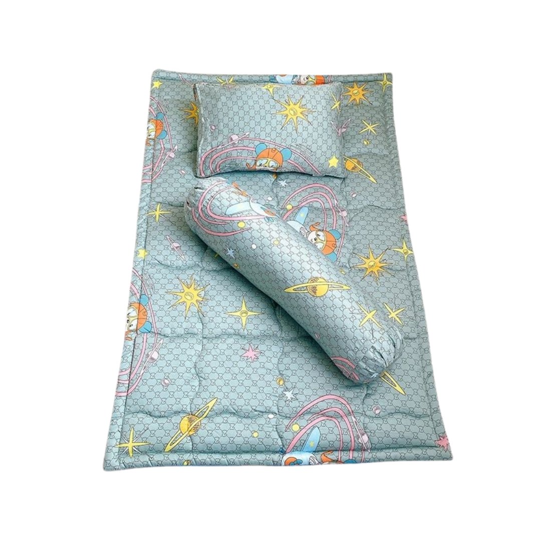 Bộ Đi Học Katina Tencel 40S Nệm+Gối+Gối Ôm 80*1M2
