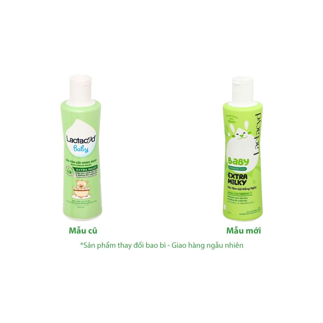 Tắm Gội Lactacyd Extra Milky 250ML