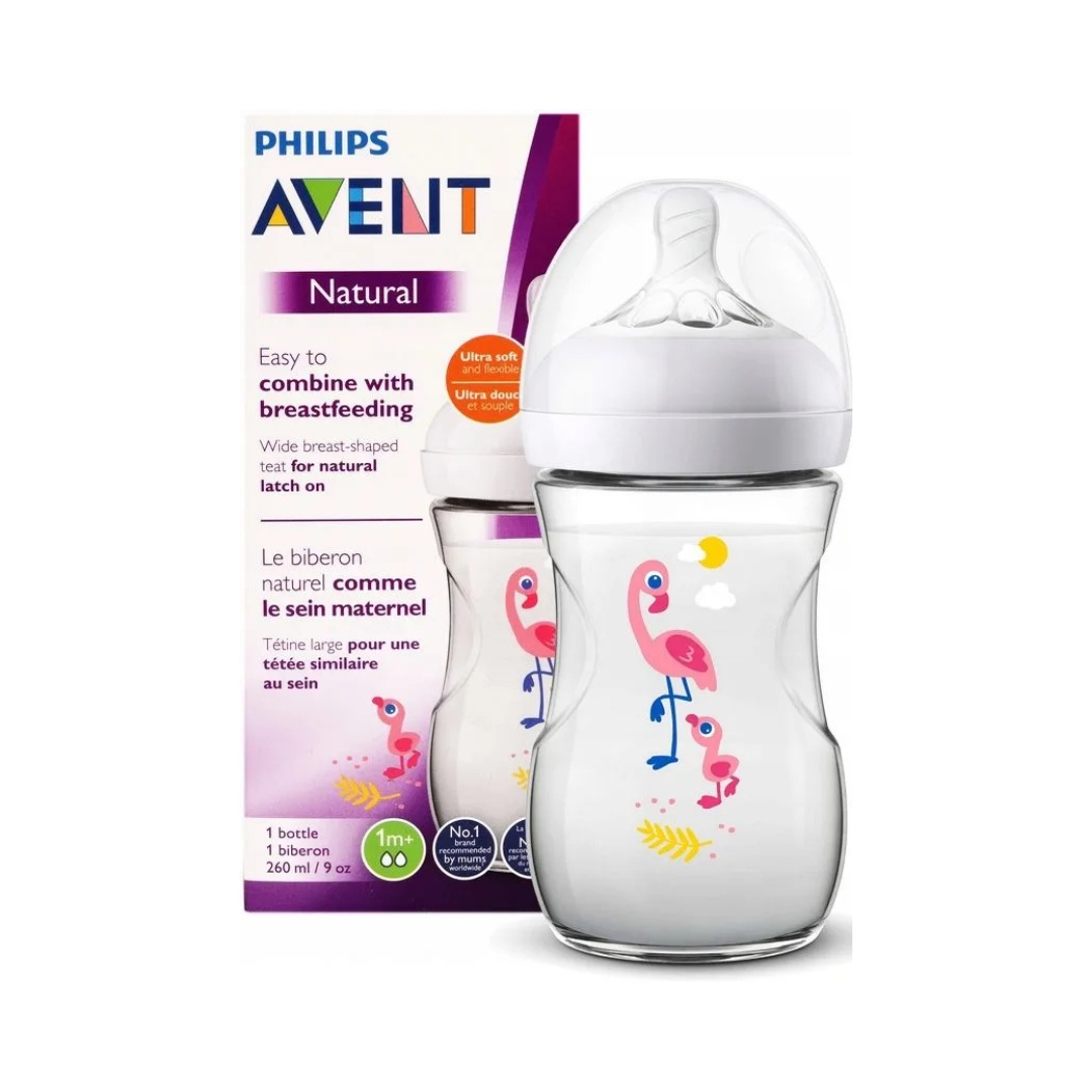 Bình Sữa Philips Avent PP Flamingo 260ML