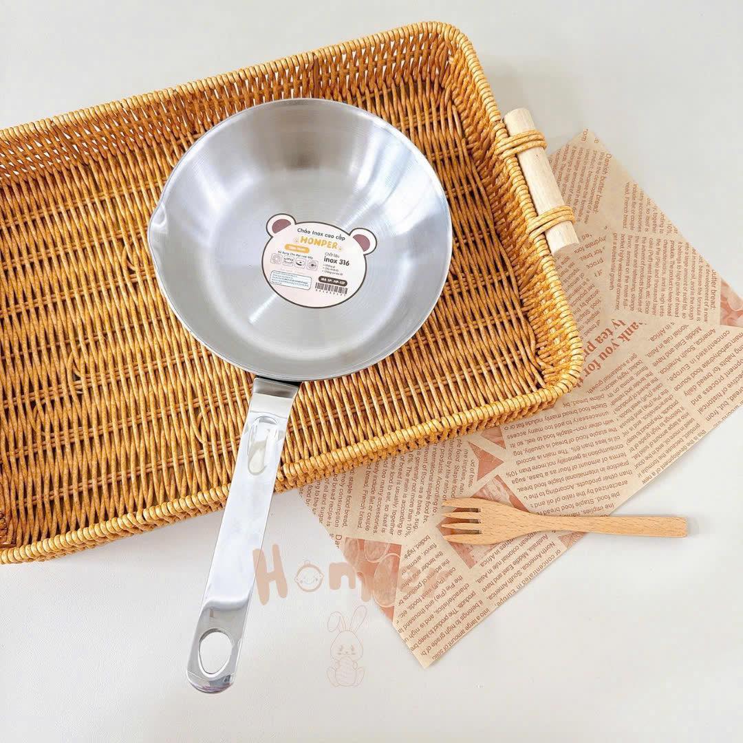Chảo Honper Inox 316  HP137 Size 16cm