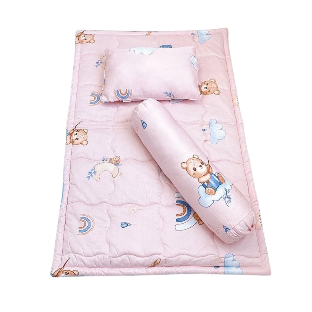 Bộ Đi Học Katina Tencel 40S Nệm+Gối+Gối Ôm 80*1M2