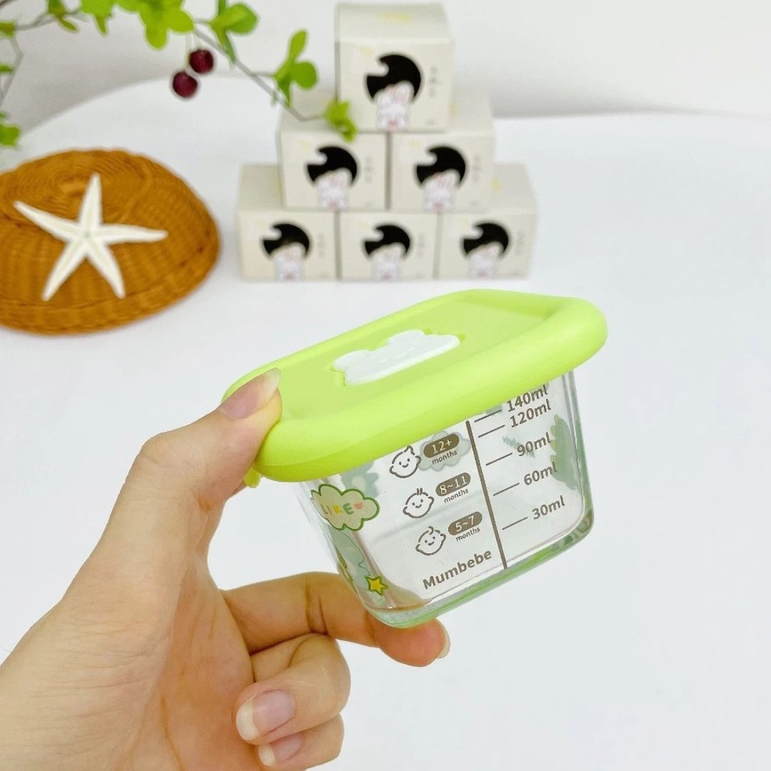 Trữ Thức Ăn Mum Bebe Thủy Tinh 140ML