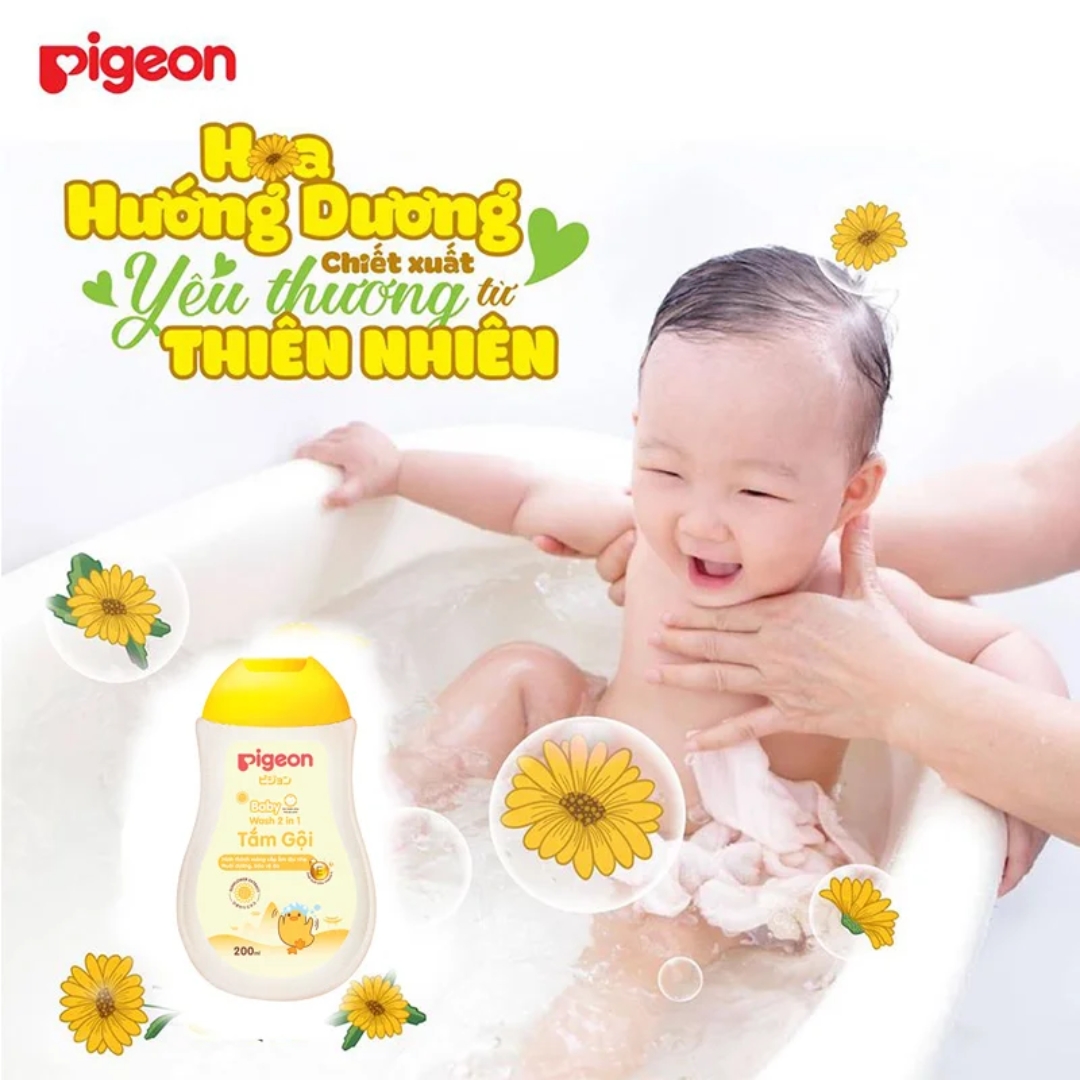 Tắm Gội Pigeon Hướng Dương 200ML