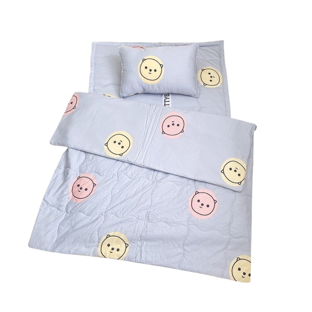 Bộ Đi Học Katina Tencel 40S Nệm+Gối+Chăn 80*1M2