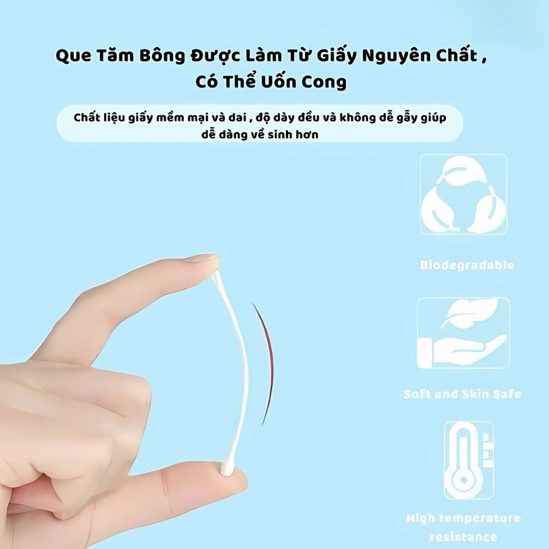 Tăm Bông Molli MOL3007 400PCS