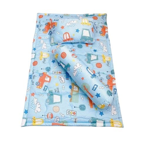 Bộ Đi Học Katina Tencel 40S Nệm+Gối+Gối Ôm 80*1M2