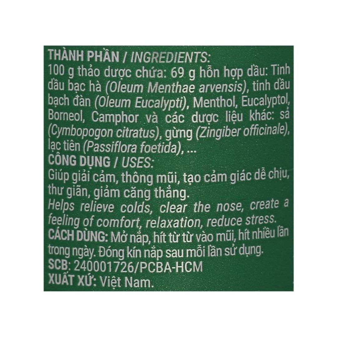 Dầu Khuynh Diệp OPC Ống Hít Dược Liệu 10G