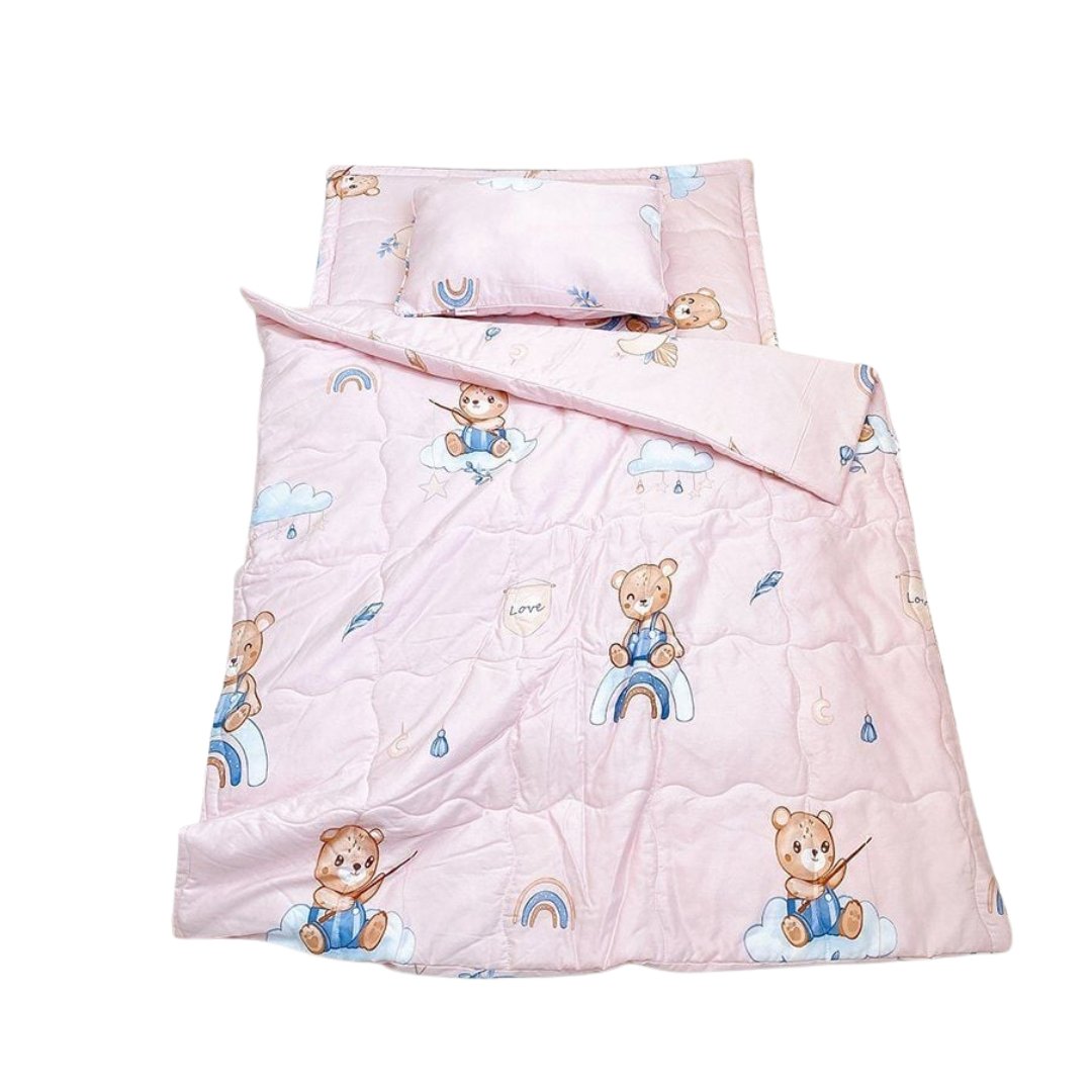 Bộ Đi Học Katina Tencel 40S Nệm+Gối+Chăn 80*1M2