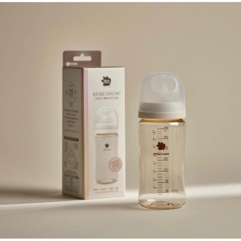 Bình Sữa Green Finger 280ML Kem