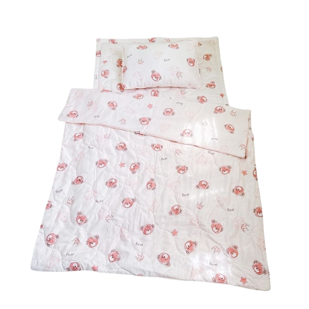 Bộ Đi Học Katina Tencel 40S Nệm+Gối+Chăn 80*1M2