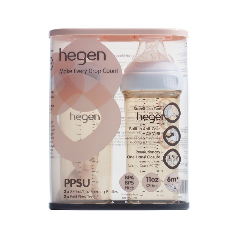Set Bình Sữa Hegen PPSU 330ML