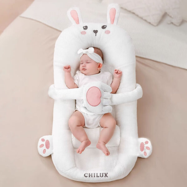 Gối Chống Trào Ngược Chilux Thỏ Hồng Full Bộ