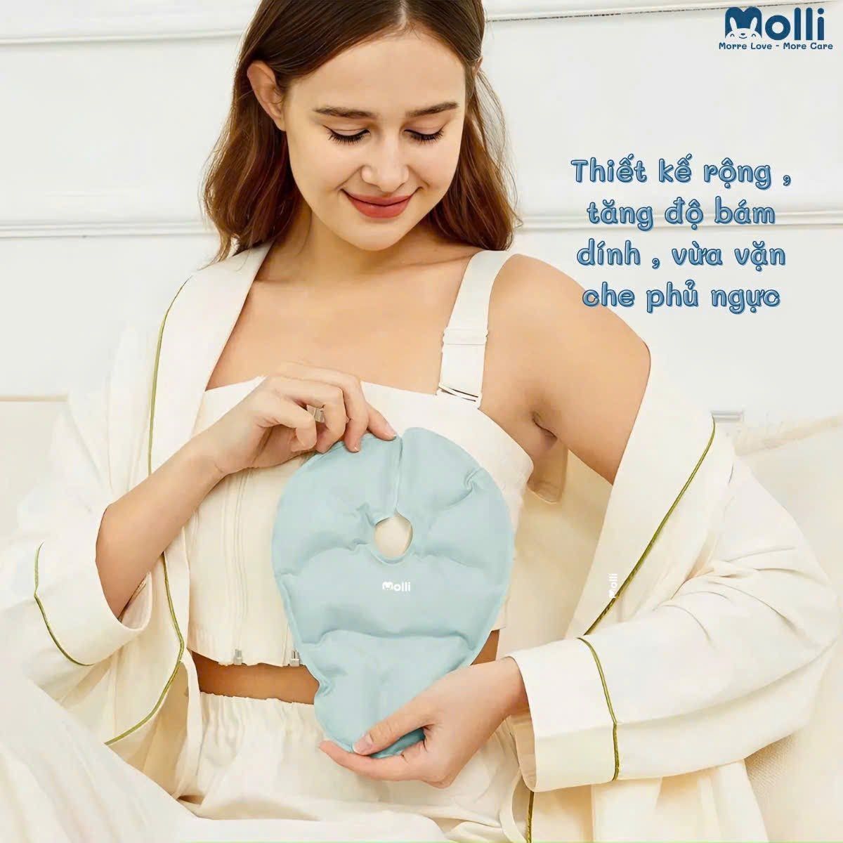 Túi Chườm Nóng Molli Thông Tia Sữa MOL3021