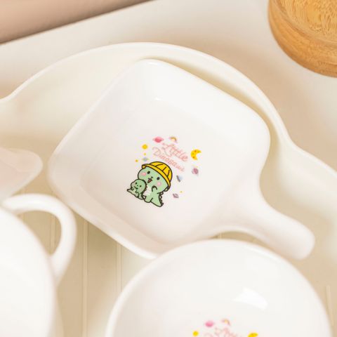 Chén Sứ Cocobear Hình Chảo Vuông