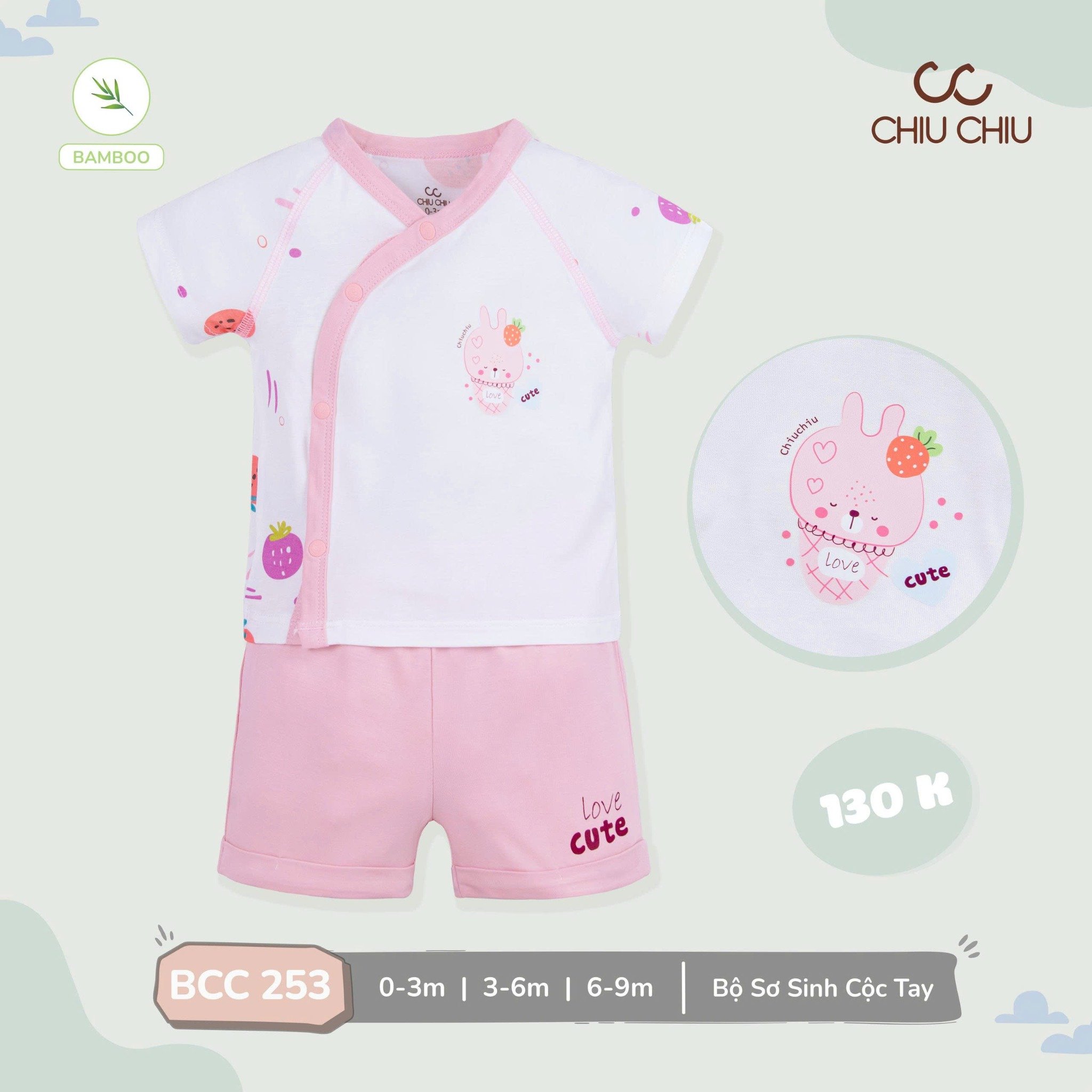 Bộ Cài Ngắn Chiuchiu BCC 253