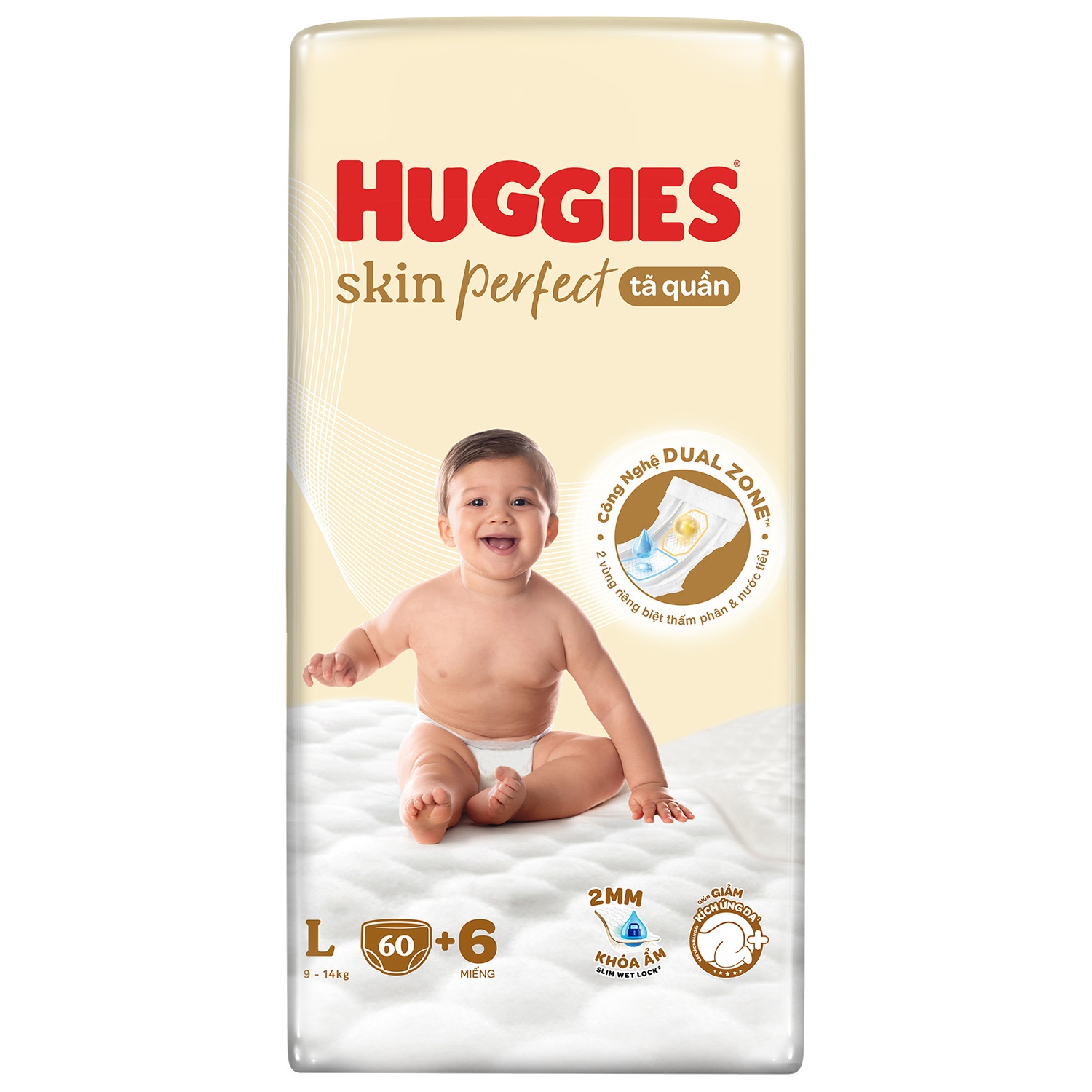 Tã Quần L Huggies 68M
