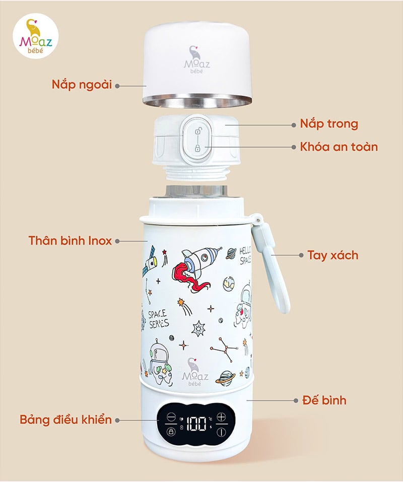 Máy Đun Nước Di Động Moaz MB058 Universal