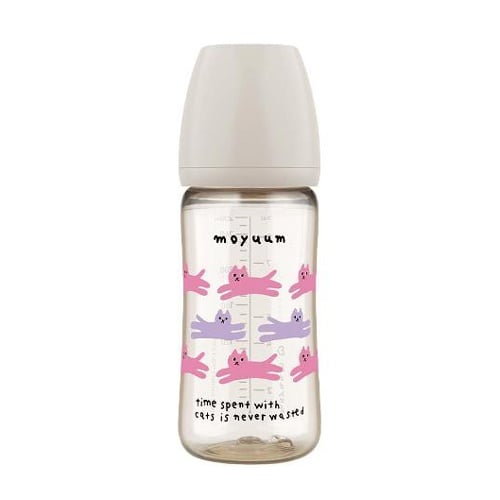 Bình Sữa Moyuum PPSU With Cat Xám