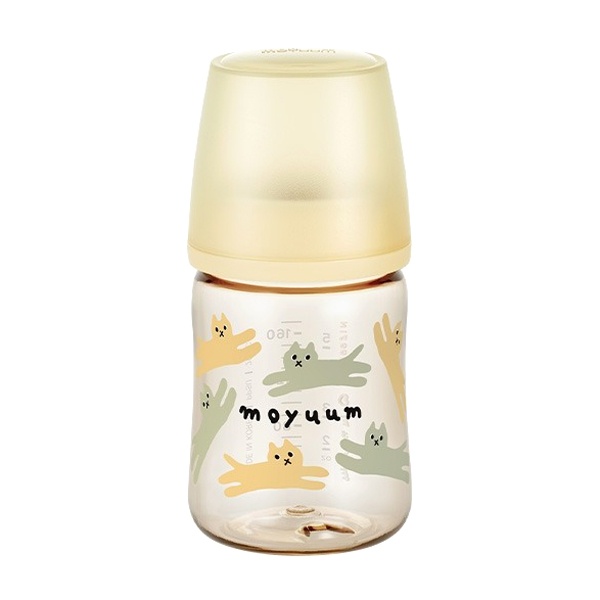Bình Sữa Moyuum Premium PPSU Mèo Vàng 170ML