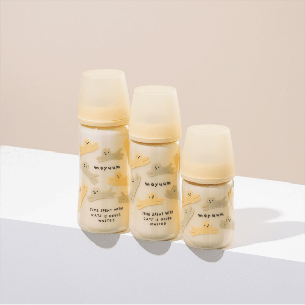 Bình Sữa Moyuum Premium PPSU Mèo Vàng 170ML