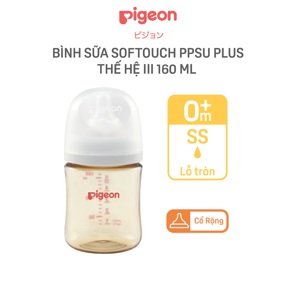 Bình Sữa Pigeon PPSU Plus 160ML