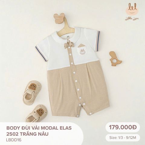 Body Cộc LIL LBDD16 Trắng Nâu