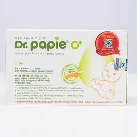 Rơ Lưỡi Dr.Papie 30 Gói 0+