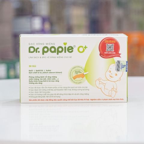 Rơ Lưỡi Dr.Papie 30 Gói 0+
