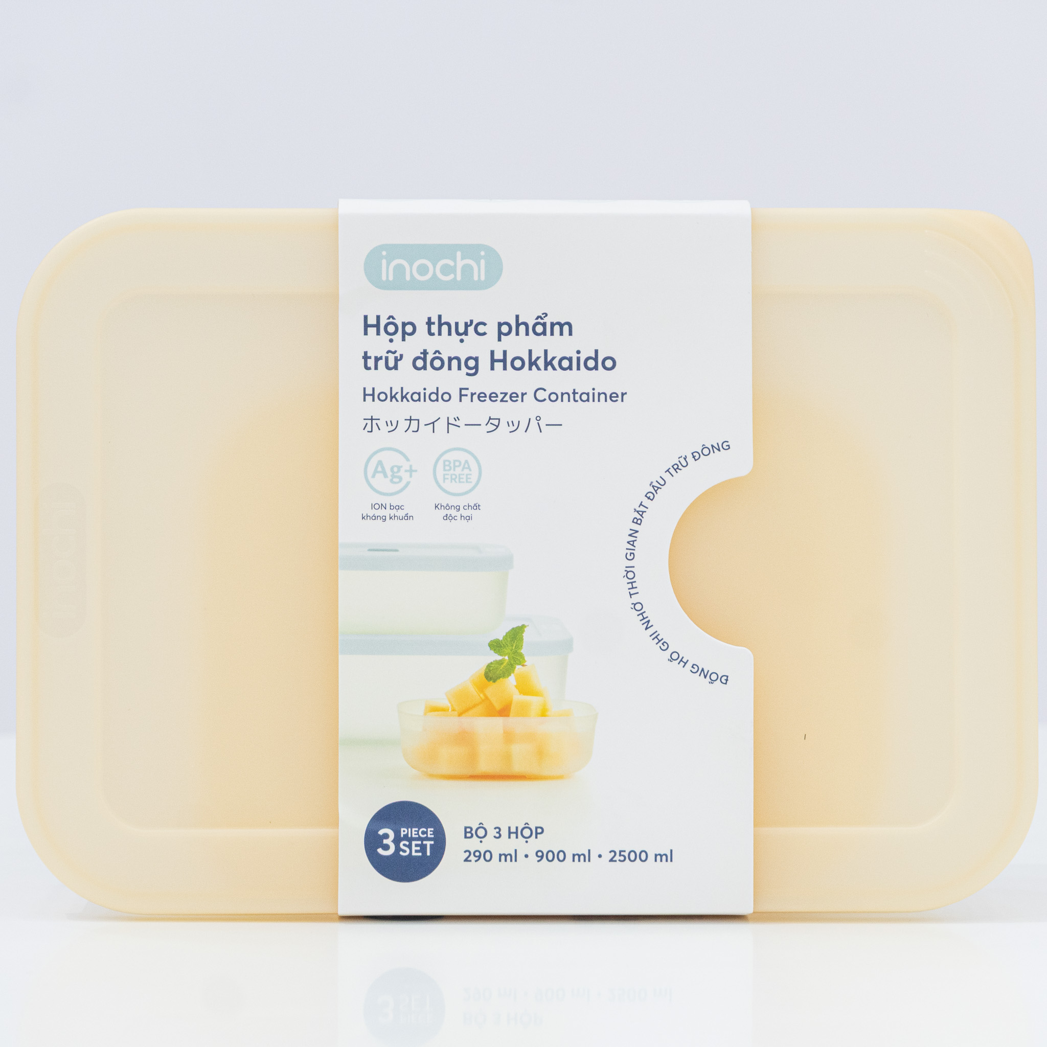 Trữ Thức Ăn Inochi Bộ 3 Hộp