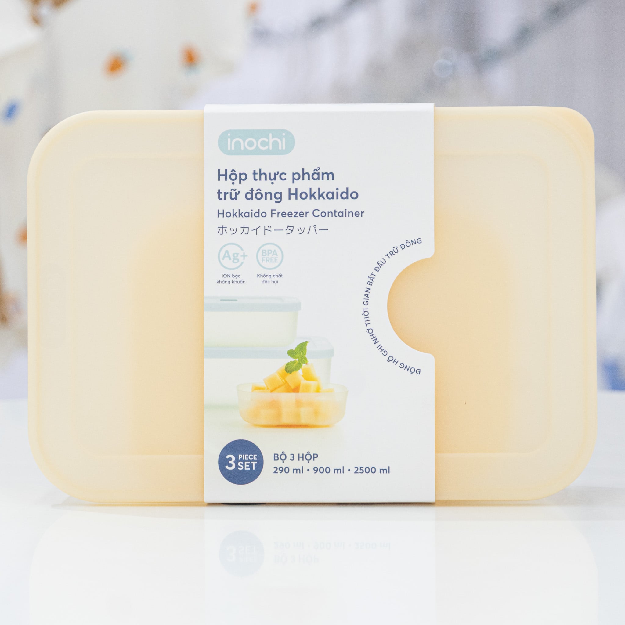 Trữ Thức Ăn Inochi Bộ 3 Hộp