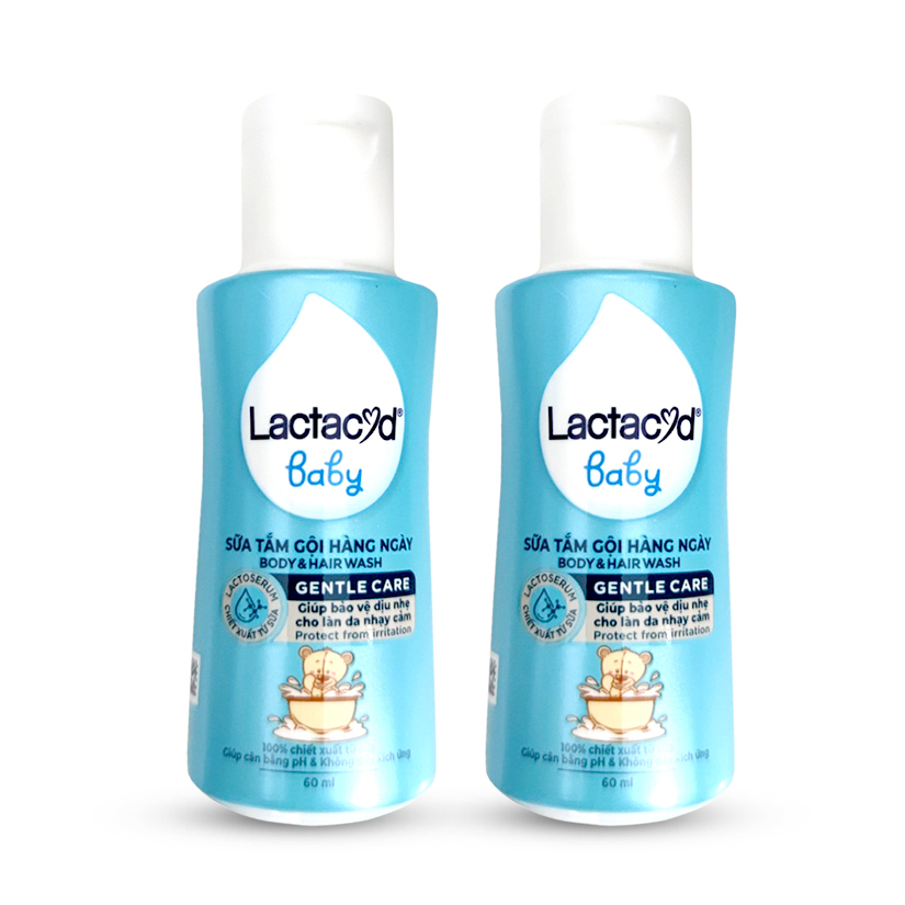 Tắm Gội Lactacyd Gentcare BB60 60ML