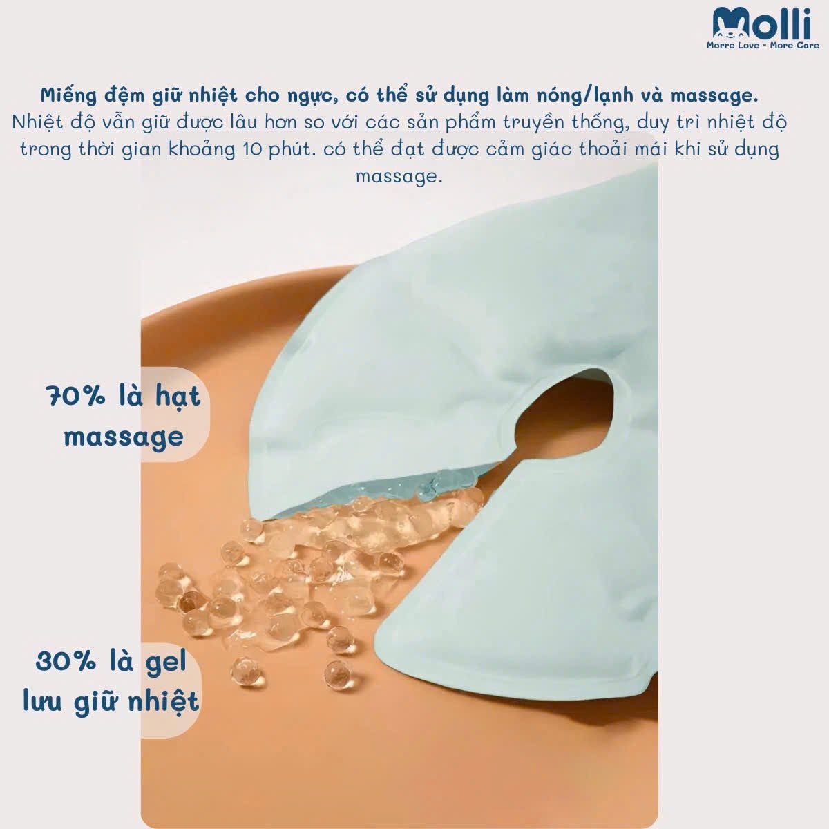 Túi Chườm Nóng Molli Thông Tia Sữa MOL3021