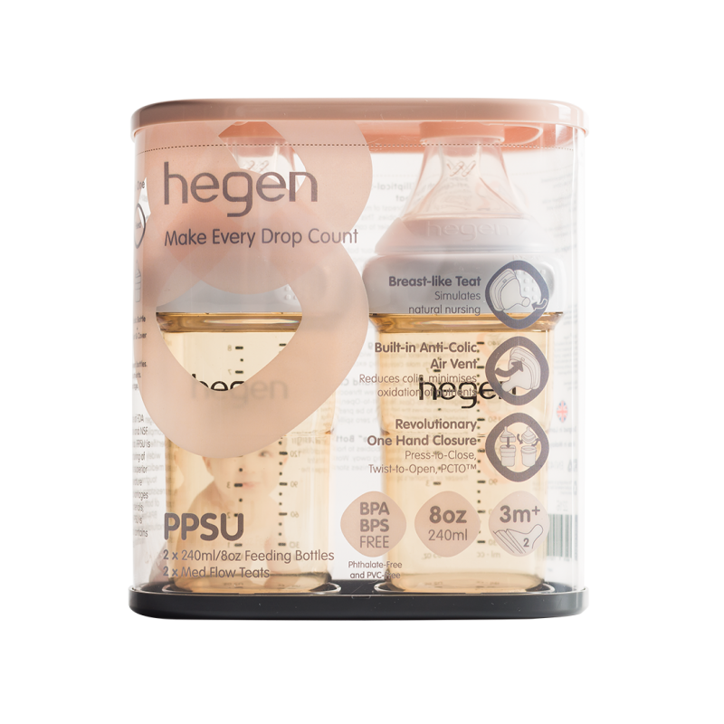 Set Bình Sữa Hegen PPSU 240ML