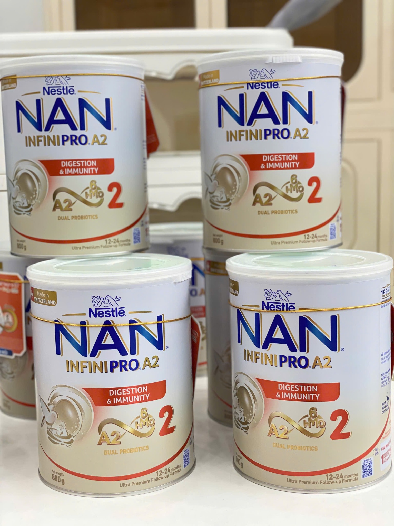 Sữa Bột Nan Infinipro A2 2 6HMO 800G