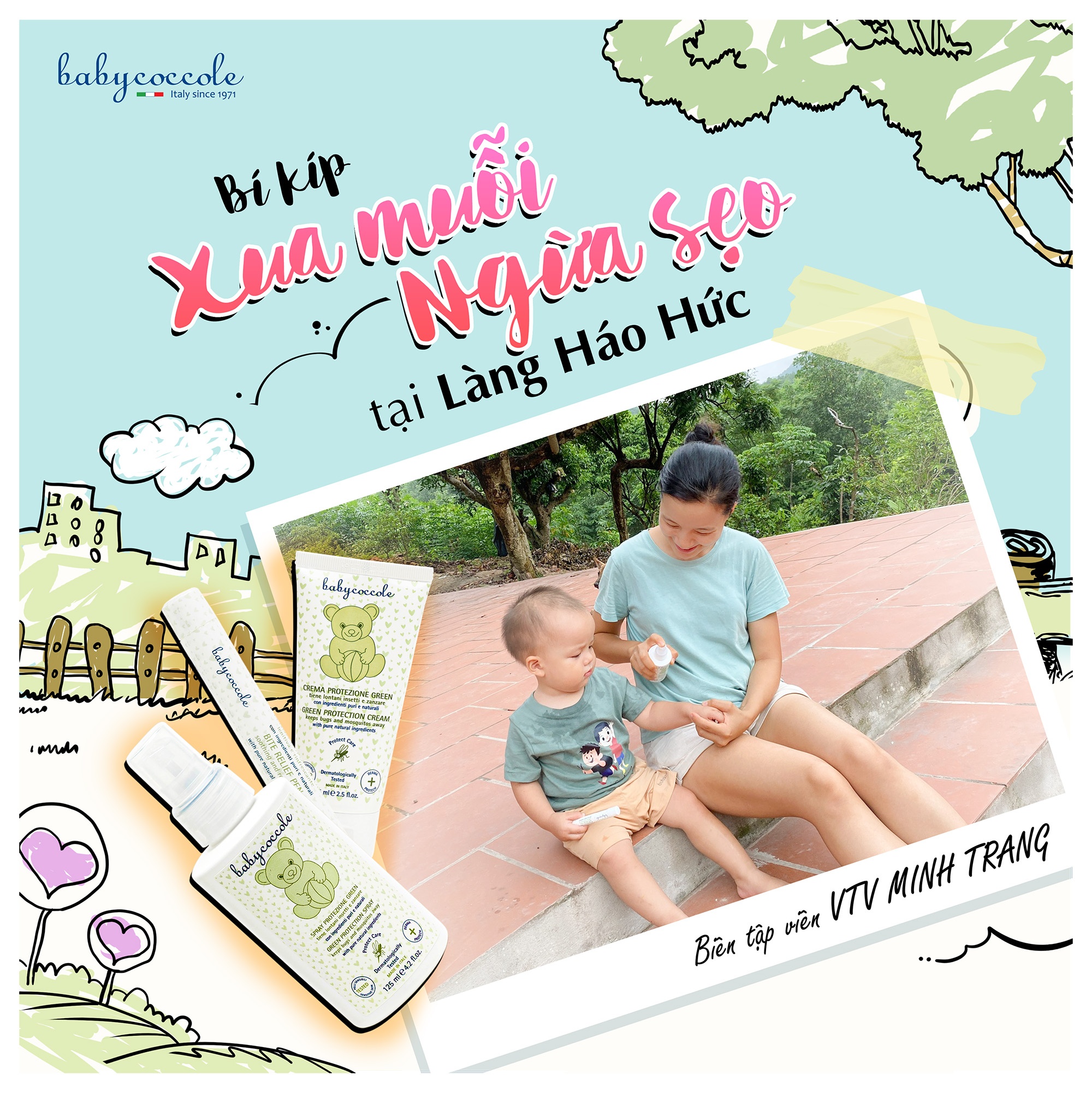Chống Côn Trùng Babycoccole Dạng Kem