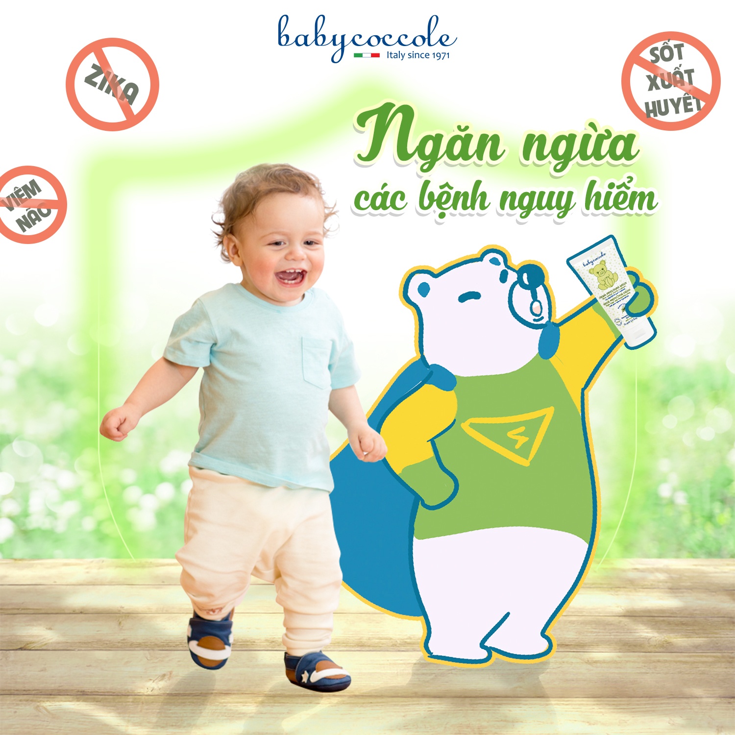 Chống Côn Trùng Babycoccole Dạng Kem