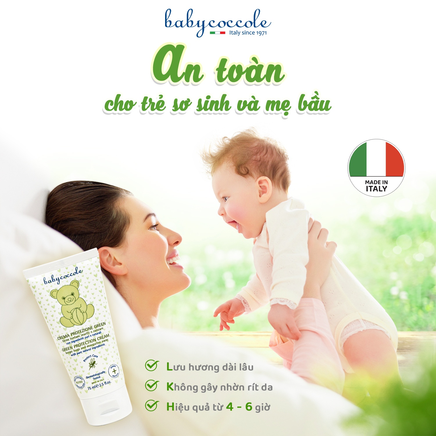 Chống Côn Trùng Babycoccole Dạng Kem