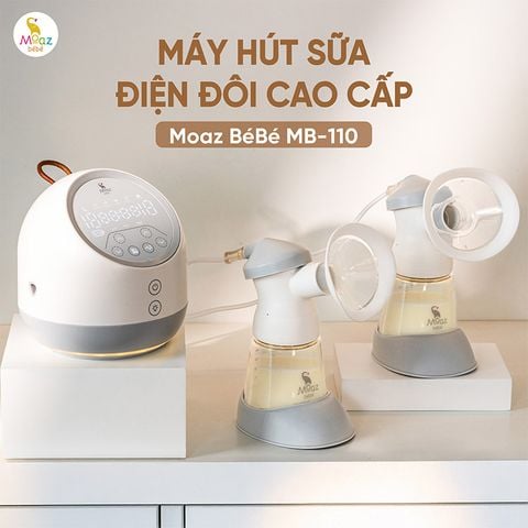 Máy Hút Sữa Moaz BeBe Điện Đôi MB 110