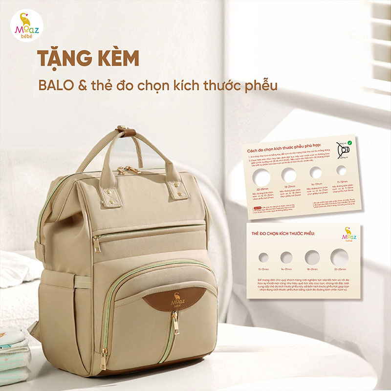 Máy Hút Sữa Moaz BeBe Điện Đôi MB 110