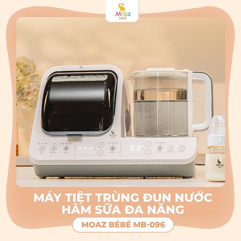 Máy Đa Năng Tiệt Trùng Đun Nước Moaz Bebe MB 096