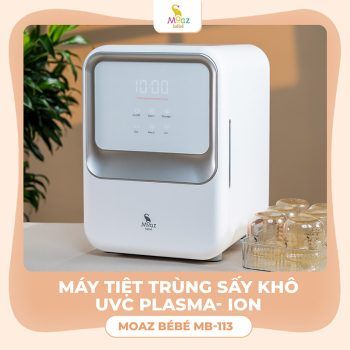 Máy Tiệt Trùng Moaz Bebe Sấy Khô UV Plasma Ion MB 113