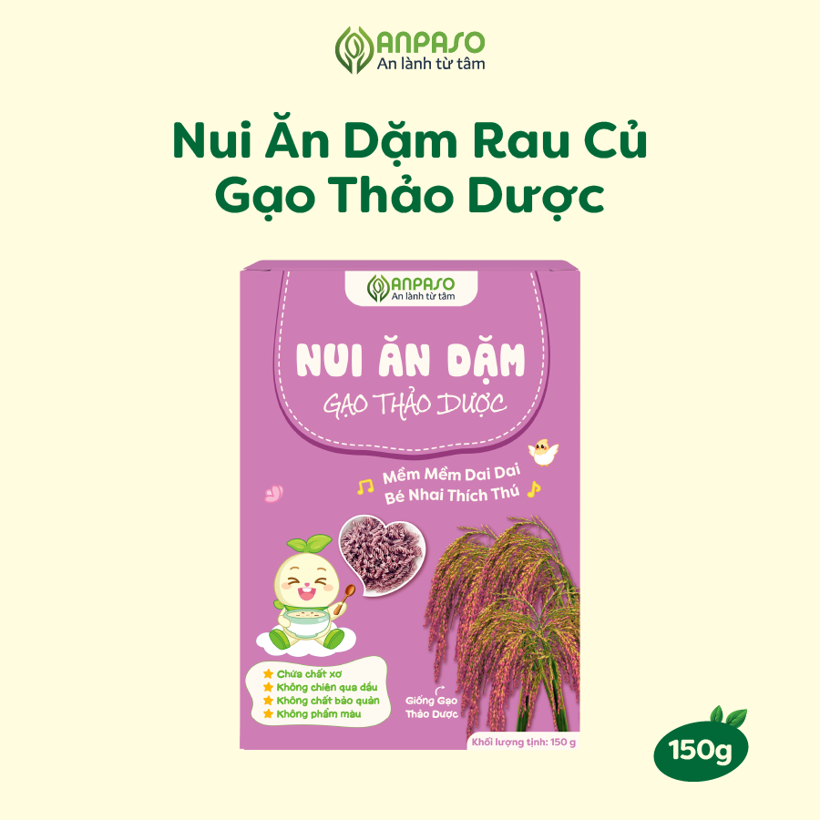 Nui Anpaso Gạo Thảo Dược 150G