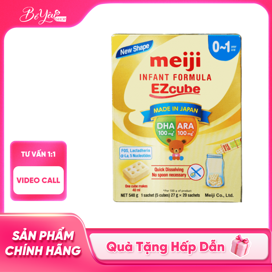 Sữa Thanh 0-1 Tuổi Meiji IF 540Gr