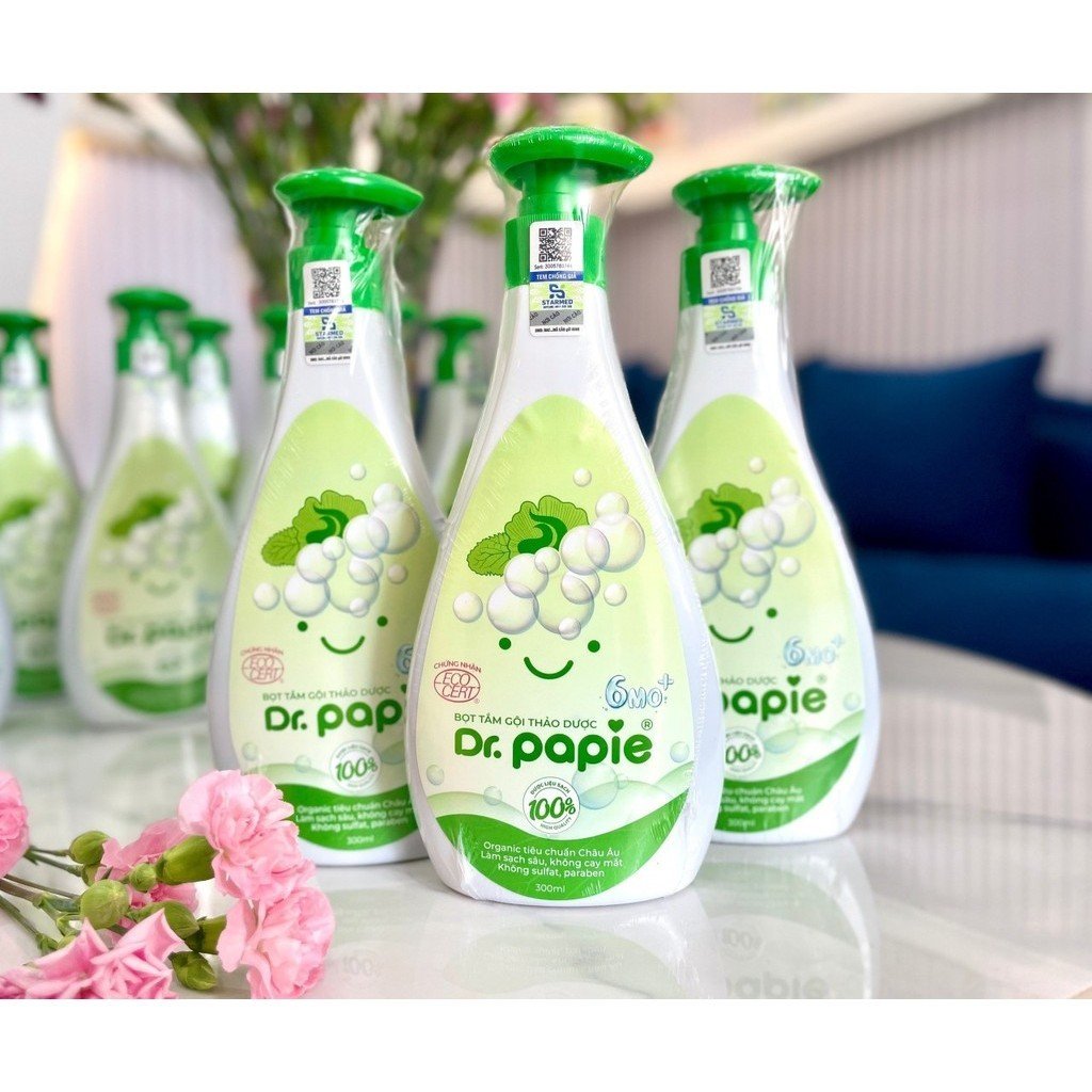 Tắm Gội Dr.Papie Dạng Bọt 300ML